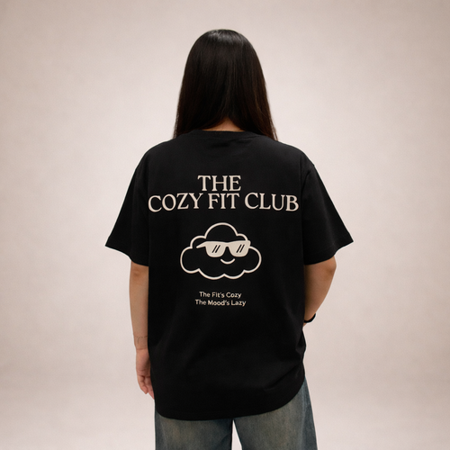 [Pre-order] The Cozy Fit Club - Origin Tee (Black)
