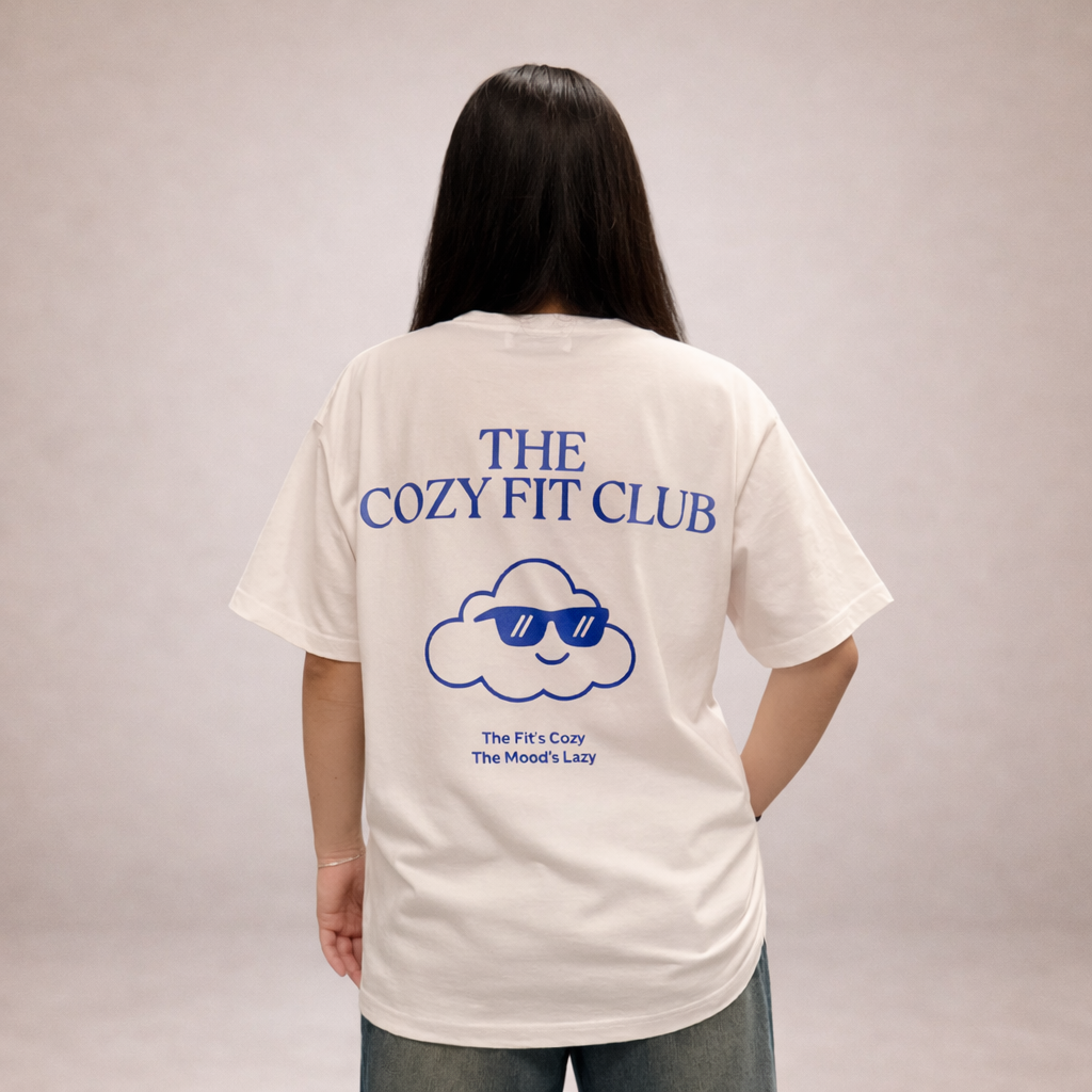 [Pre-order] The Cozy Fit Club - Origin Tee (White)