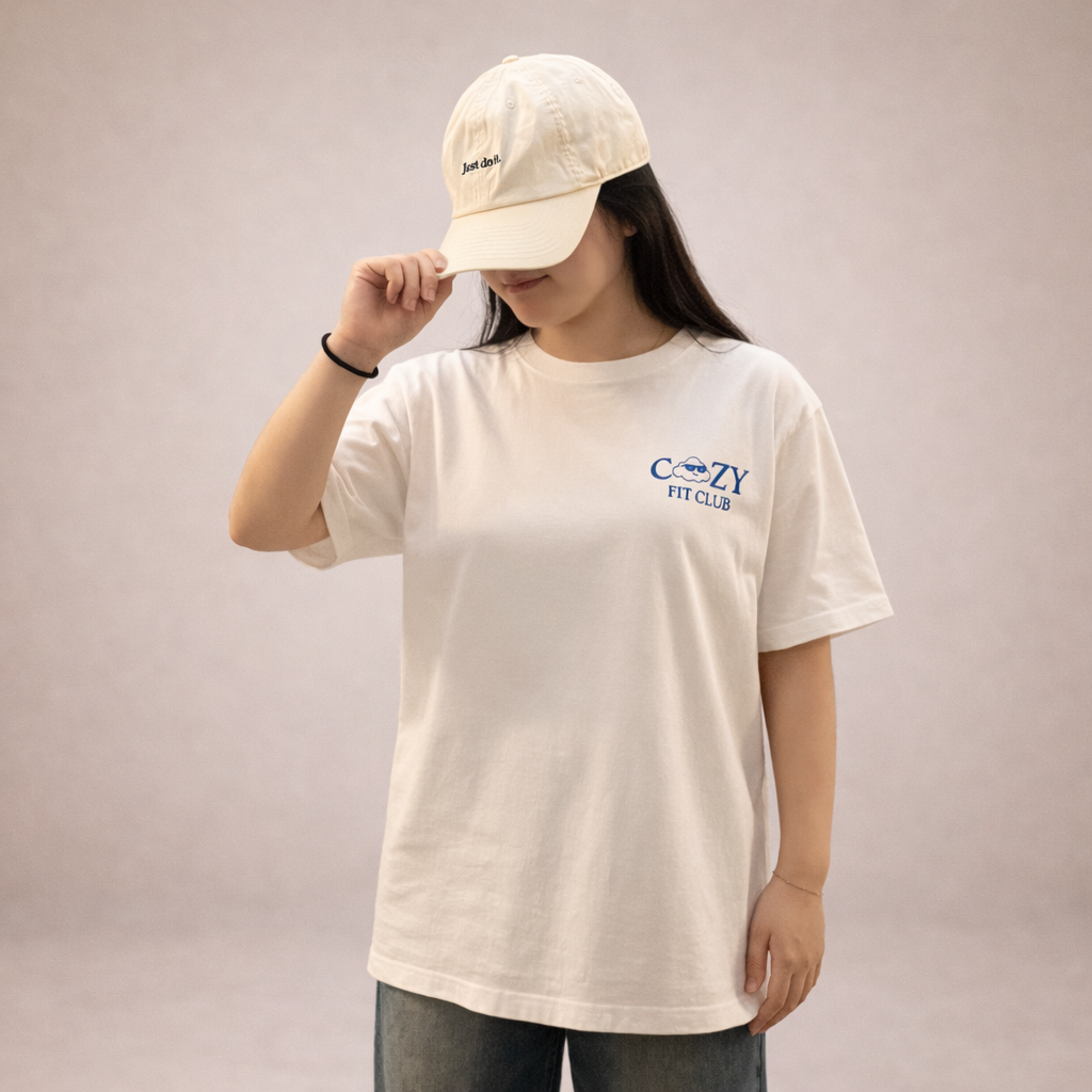 [Pre-order] The Cozy Fit Club - Origin Tee (White)